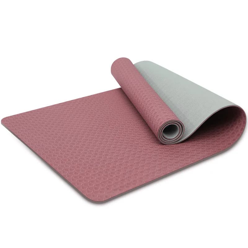Tappetino per Yoga e Pilates in TPE Ecologico Spessore 8mm Antiscivolo con Logo Attrezzatura Sportiva 2026