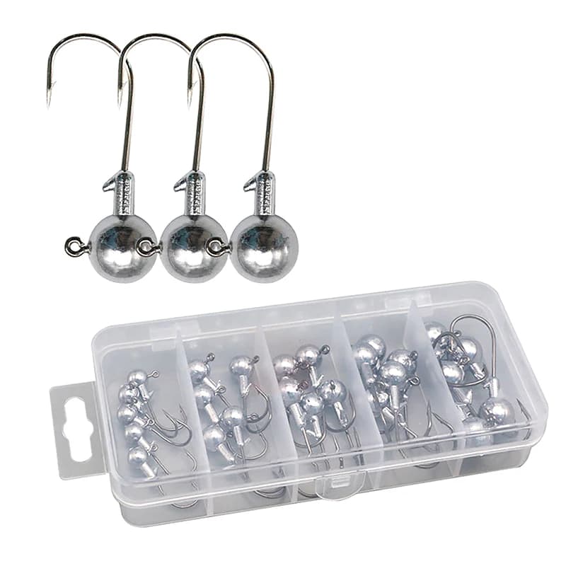 Scatola Trasparente in Plastica per Attrezzatura da Pesca con 5 Scomparti, Organizzatore per Esche, Cucchiaini e Ami
