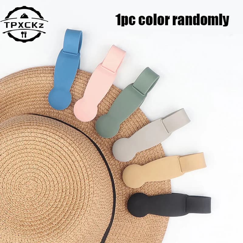 1pcs Handbag Backpack Clip Travel Accessories Hat Bag Clips Hat Holder For Luggage Magnetic Hat Clip Outdoor Practical Gadget