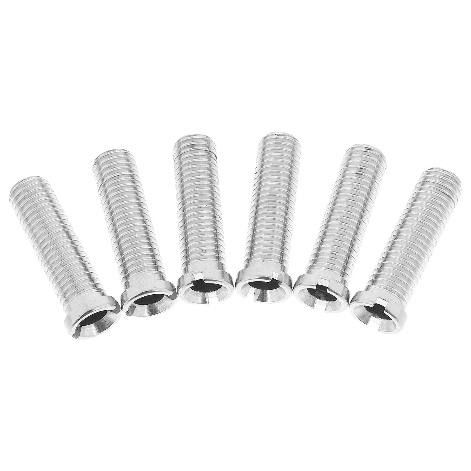 6Pcs Kitchen Sink Basket Filter Screws Stainless Steel Threaded Strainer Screws Connector Wash Basin Plug Waste Screw Durable