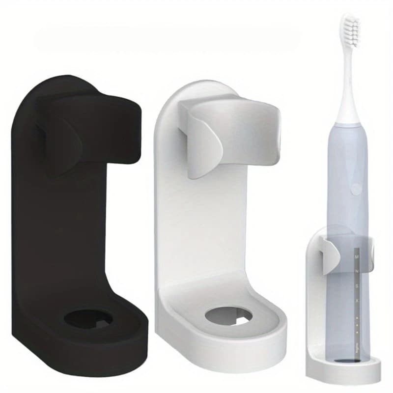 Hot Sale 1PC Brush Holder Rack Organizer Electric Toothbrush Wall Mount Space Storage Bathroom Accessories
