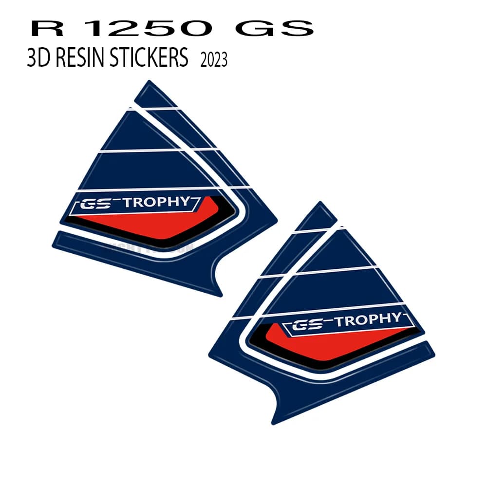 Moto 3D Adesivo In Resina Epossidica serbatoio carburante pad ginocchiere Protezione Decal Per BMW R1250 GS R 1250 GS Trophy 40TH EDITION