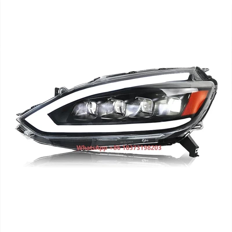 Faro a LED per Nissan Sylphy 16-22, compatibile, modificato, con luci diurne a scorrimento, indicatori di direzione, nuovo, 6000K, 24V
