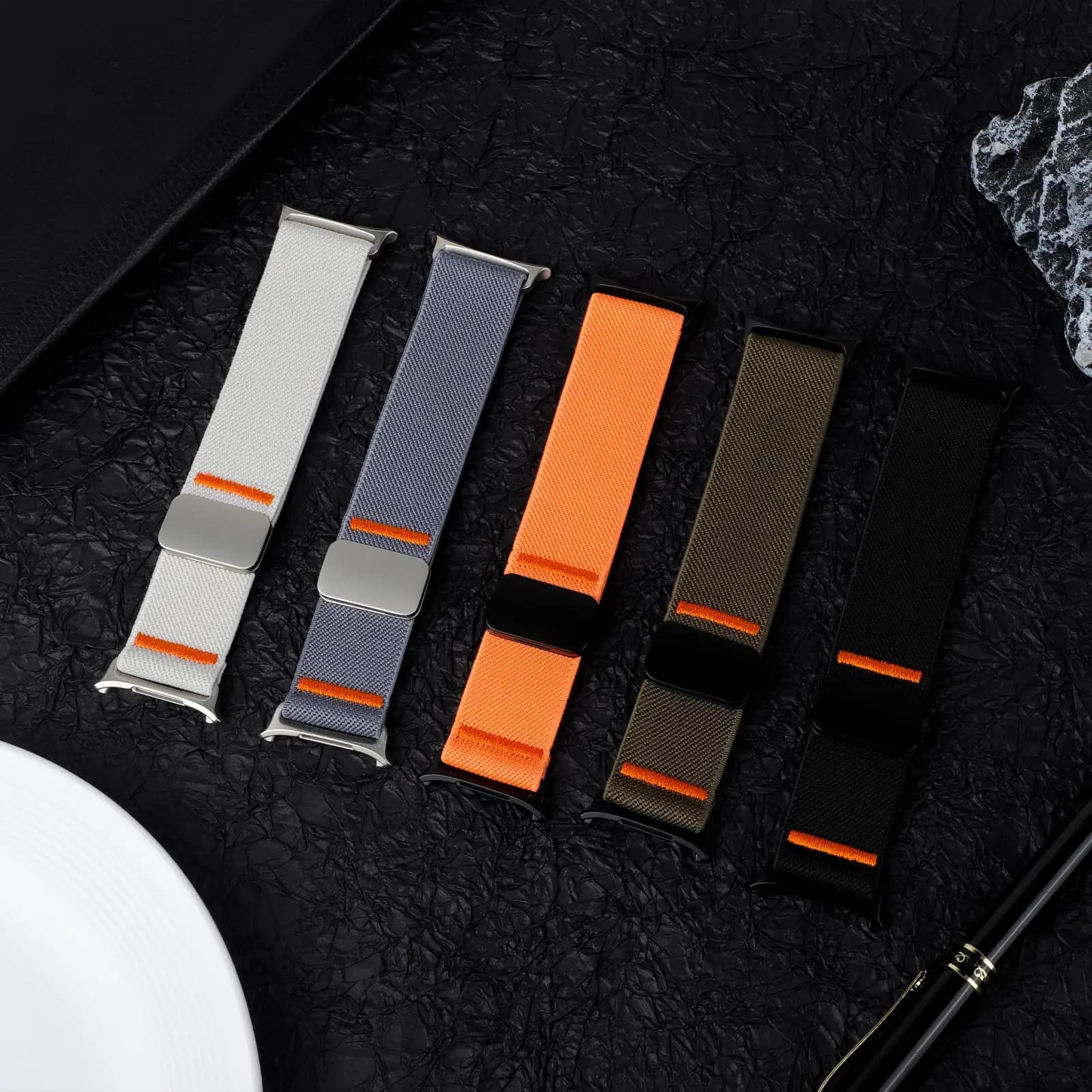 Cinturino magnetico per Samsung Galaxy Watch Ultra 47mm Accessori Bracciale in nylon elastico Correa Galaxy Watch Ultra (2025) Cinturini 47mm