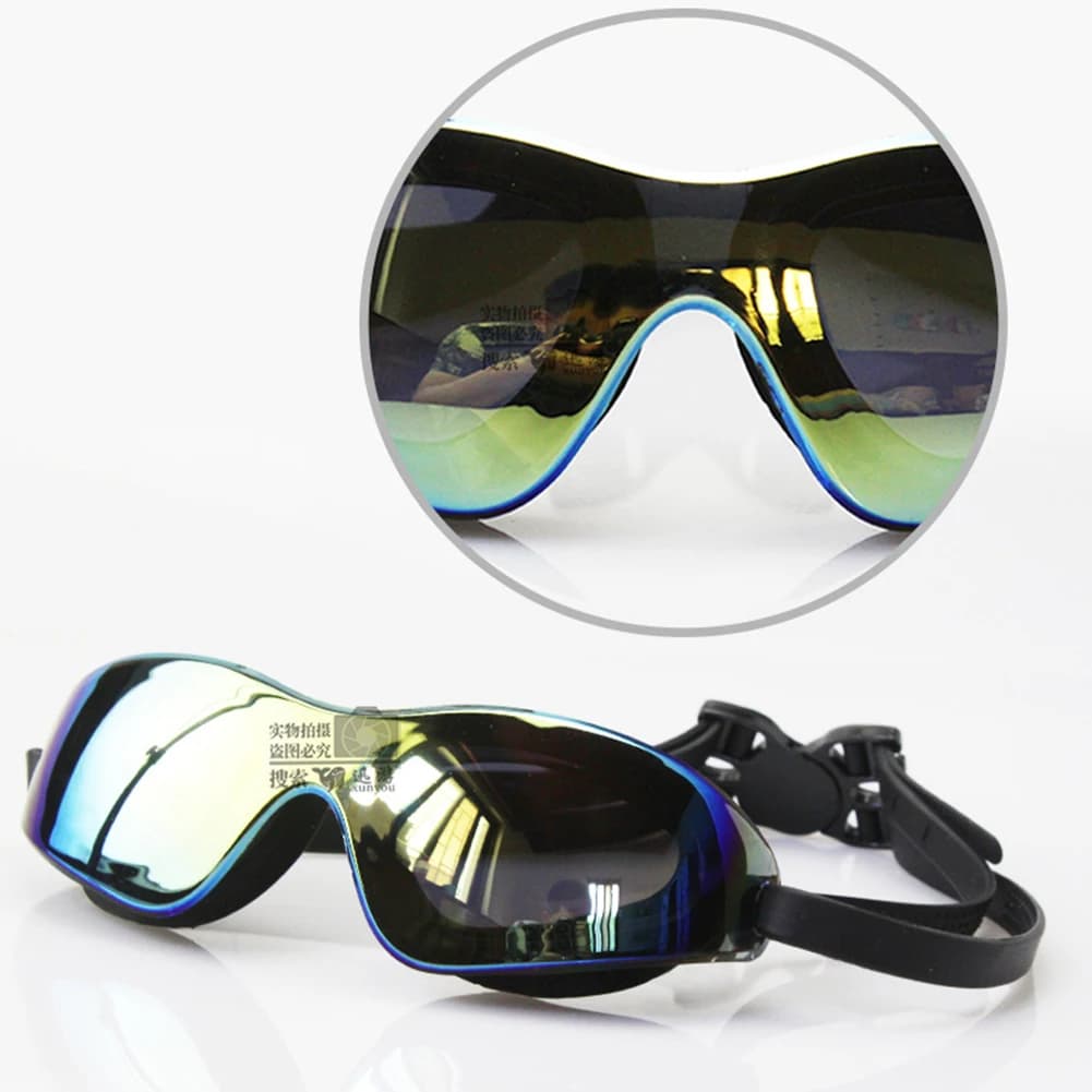 Professional swimming glasses Galvanic sub glasses anti-snatching Pool glasses without losses for women Young men Kids