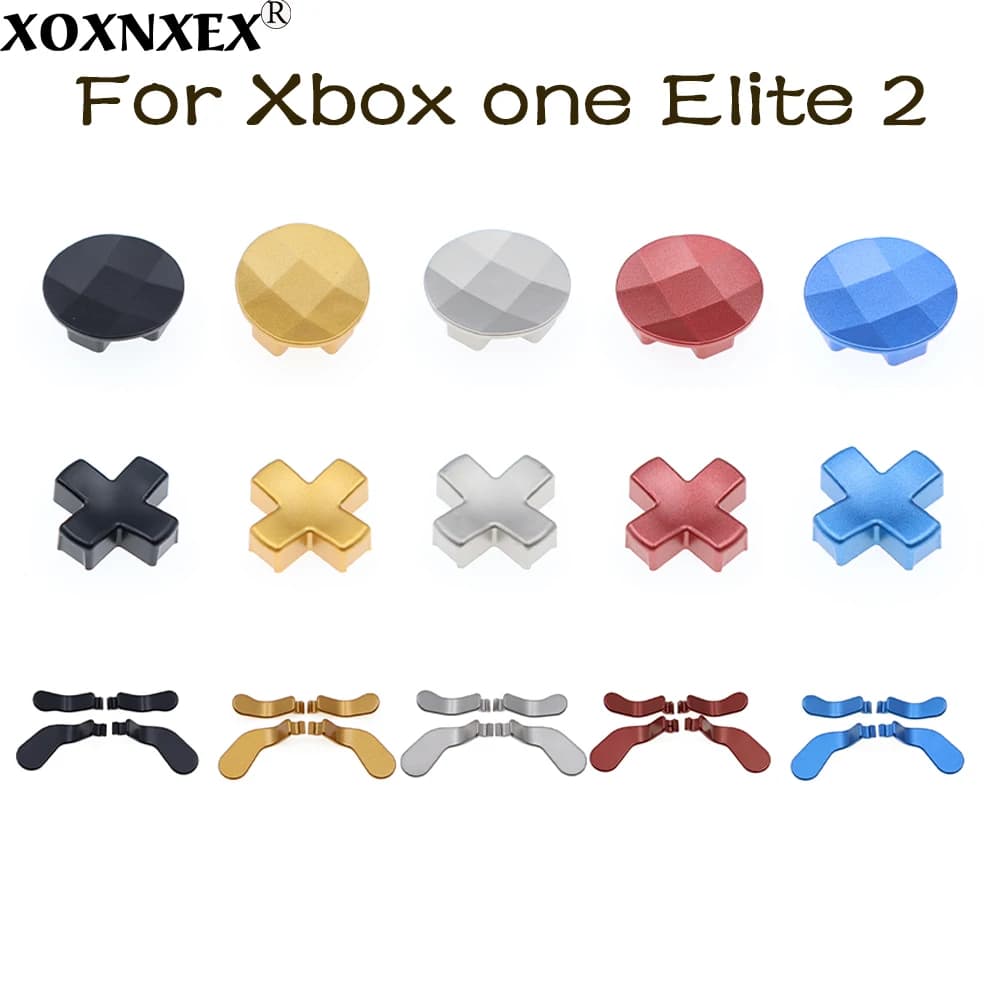 Pulsante di attivazione palette in metallo di ricambio per controller Xbox One Elite Series 2 Gamepad Direction Accessori chiave incrociata
