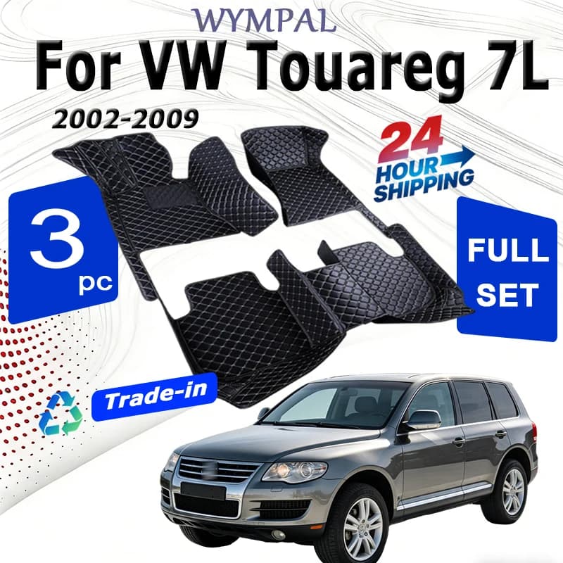 Car Mats For VW Volkswagen Touareg 7L 2002 ~ 2009 5saet Car Protective Mat Matt Tapetes Automovil Car Accessories