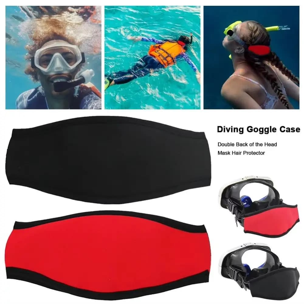 Waterproof Diving Mask Strap Non-Slip Comfortable Swimming Goggle Strap Quick Release Scuba Mask Strap Scuba Diving