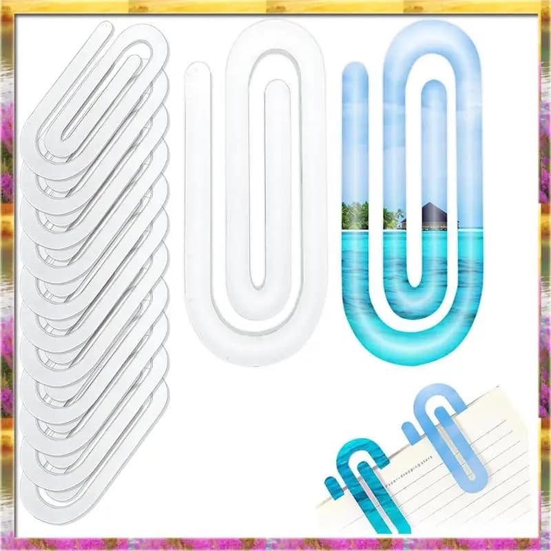 Clip per carta con design a spirale, indispensabili, confezione da 12 - Perfetti per amanti dei libri, lavori fai da te e ufficio