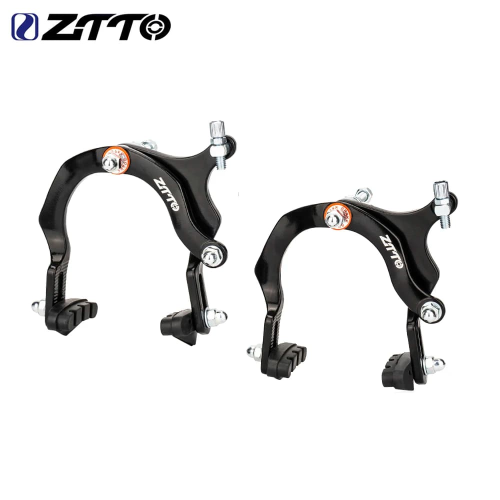 ZTTO Bicycle Brakes Long Arm Pliers Brake Calipers Road Bike C Brake Side Pull Caliper With Brake Pads For Cruiser City Bike