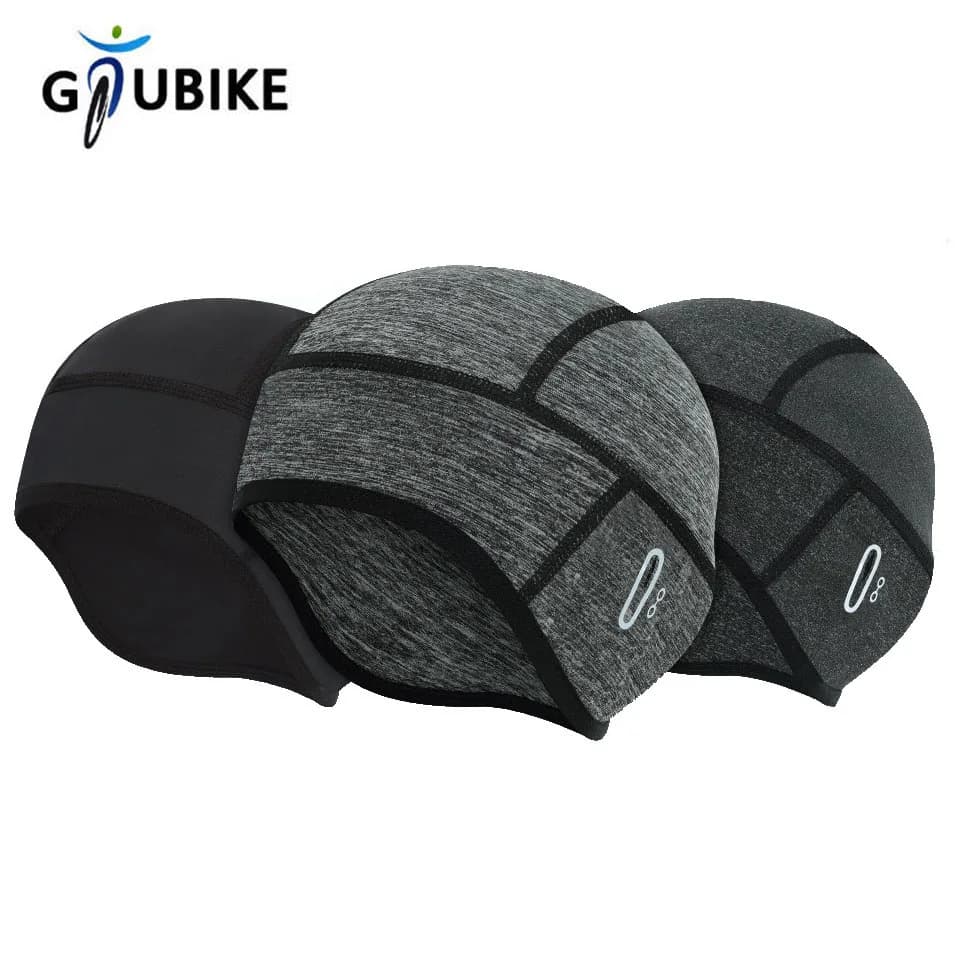 GTUBIKE 1PCS Berretto da ciclismo in seta di ghiaccio Cappello da casco traspirante Berretto interno Protezione solare Berretto da corsa sportivo Cappelli da moto estivi