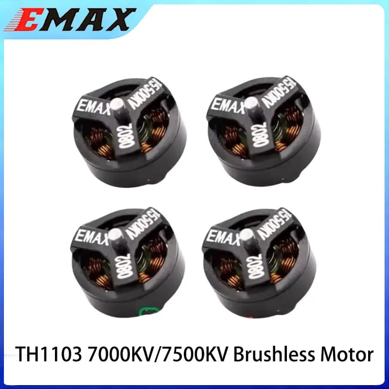 EMAX 2025 New 0802 15500KV 1.5mm Brushless Motor for Indoor Racing Drone/ Tinyhawk S Performance Spare Part