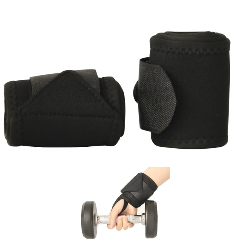 Cinghie da polso morbide per sollevamento pesi, polsino da allenamento, polsini per powerlifting, tutore di supporto per le mani, attrezzature per il fitness, 1 paio