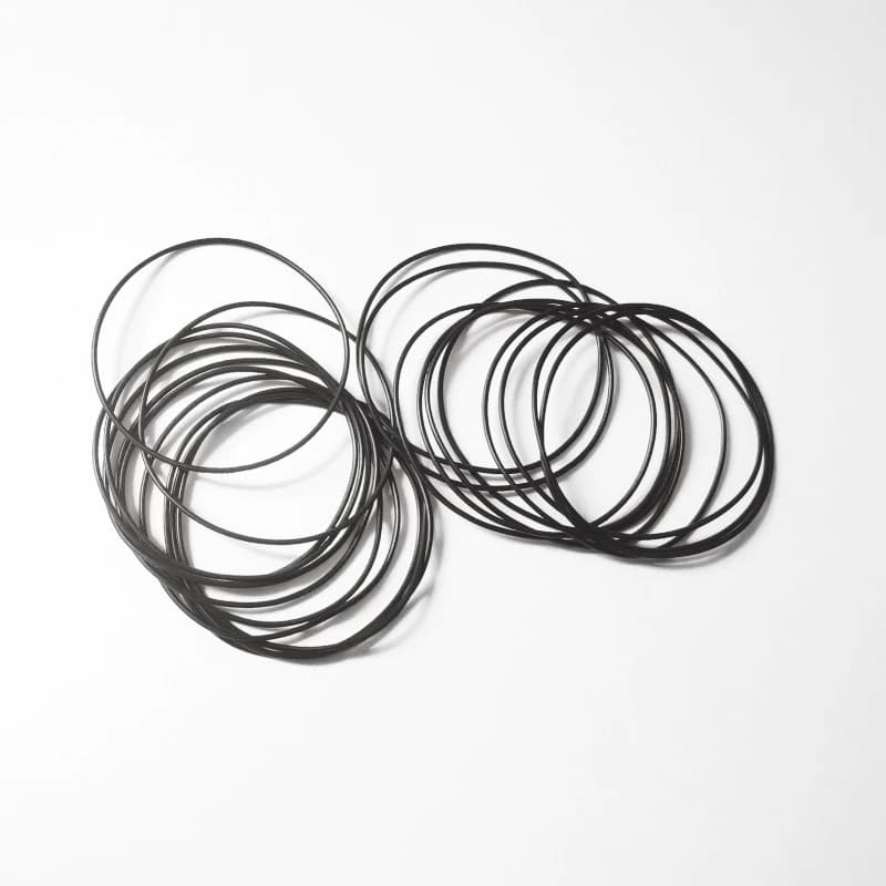 0.6mm Thick Rubber O Ring 10PCS/Pack Waterproof Watch Back Case Gasket 33mm to 36mm Inner Diameter for Watch Repair
