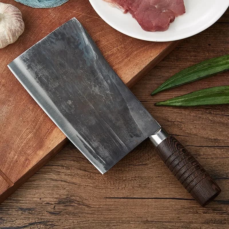 Coltello da cucina tradizionale cinese fatto a mano forgiato mannaia da cucina tagliere pollo anatra mannaia arrosto oca coltello da taglio