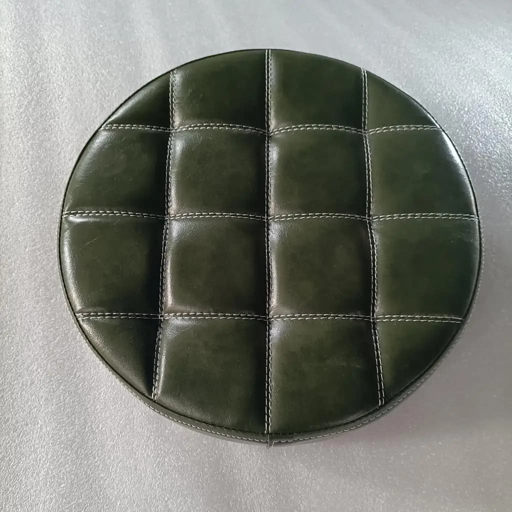 Cuscino di Ricambio Rotondo Impermeabile per Sgabello, Morbido Rivestimento Imbottito per Sedie da Ristorante, Bar e Sala da Pranzo