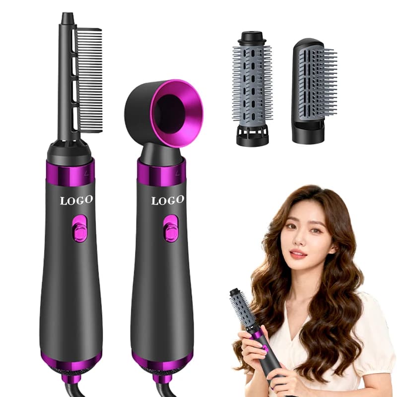New 2-in-1 travel hair dryer and Styler with Flat and comb for Hotel Use