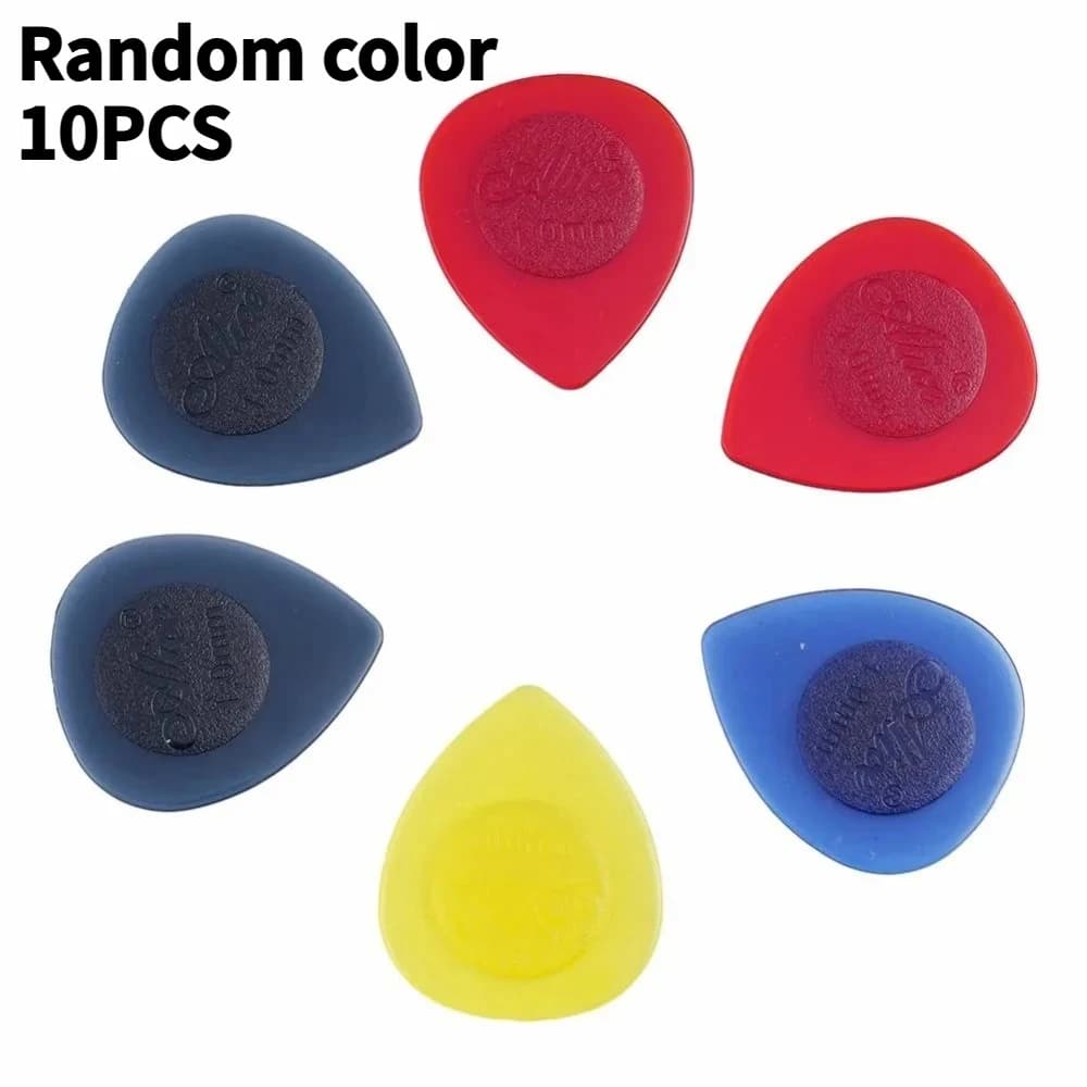 10 Pezzi Plettri Alice Stubby per Chitarra Acustica, Elettrica e Basso, Spessore 1mm, per Plettrum Rapido, Accessori per Chitarra