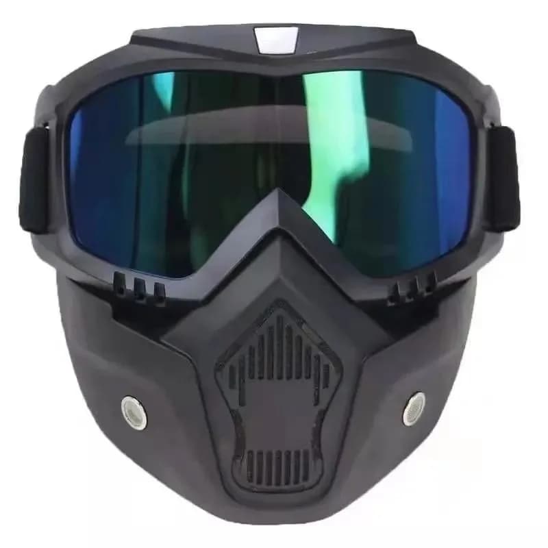 Maschera anti occhi per saldatura ad alta definizione antiappannamento, occhiali integrale per saldatura antipolvere antispruzzo, staccabili