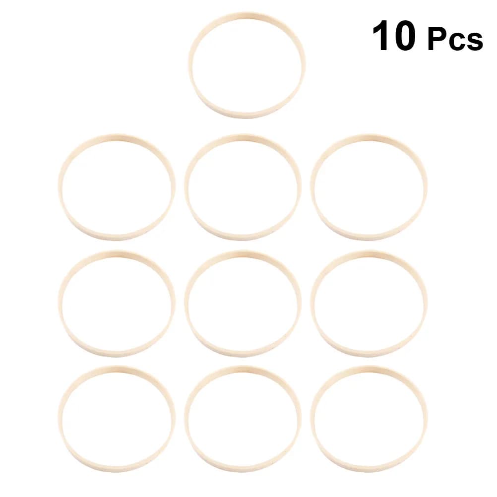 10Pcs 13Cm Dreamcatcher Craft Ring Bamboo Hoop for Plant Hangers Medicine Wheel DIY Decorative Art Projects