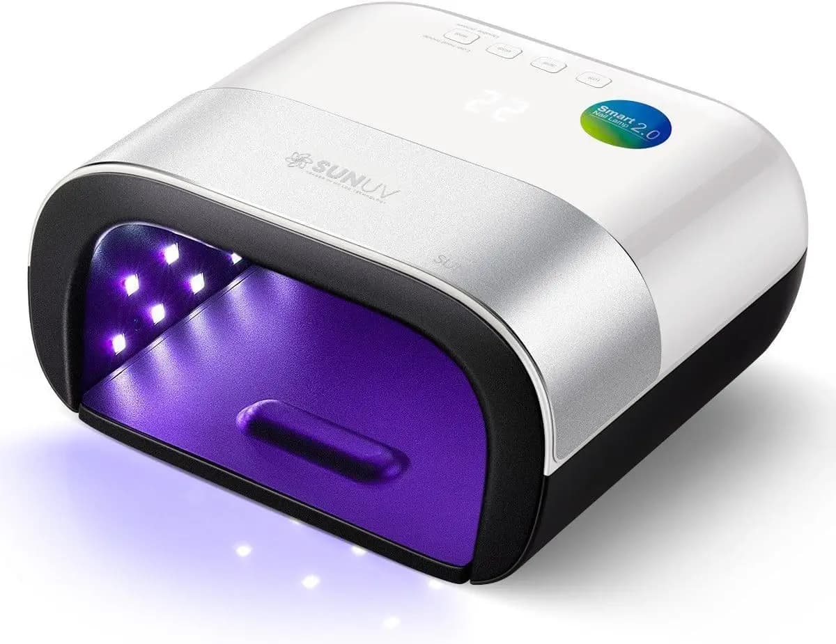 Lampada per unghie professionale a LED UV con sensore e timer, polimerizzazione rapida per smalto gel, uso domestico in salone