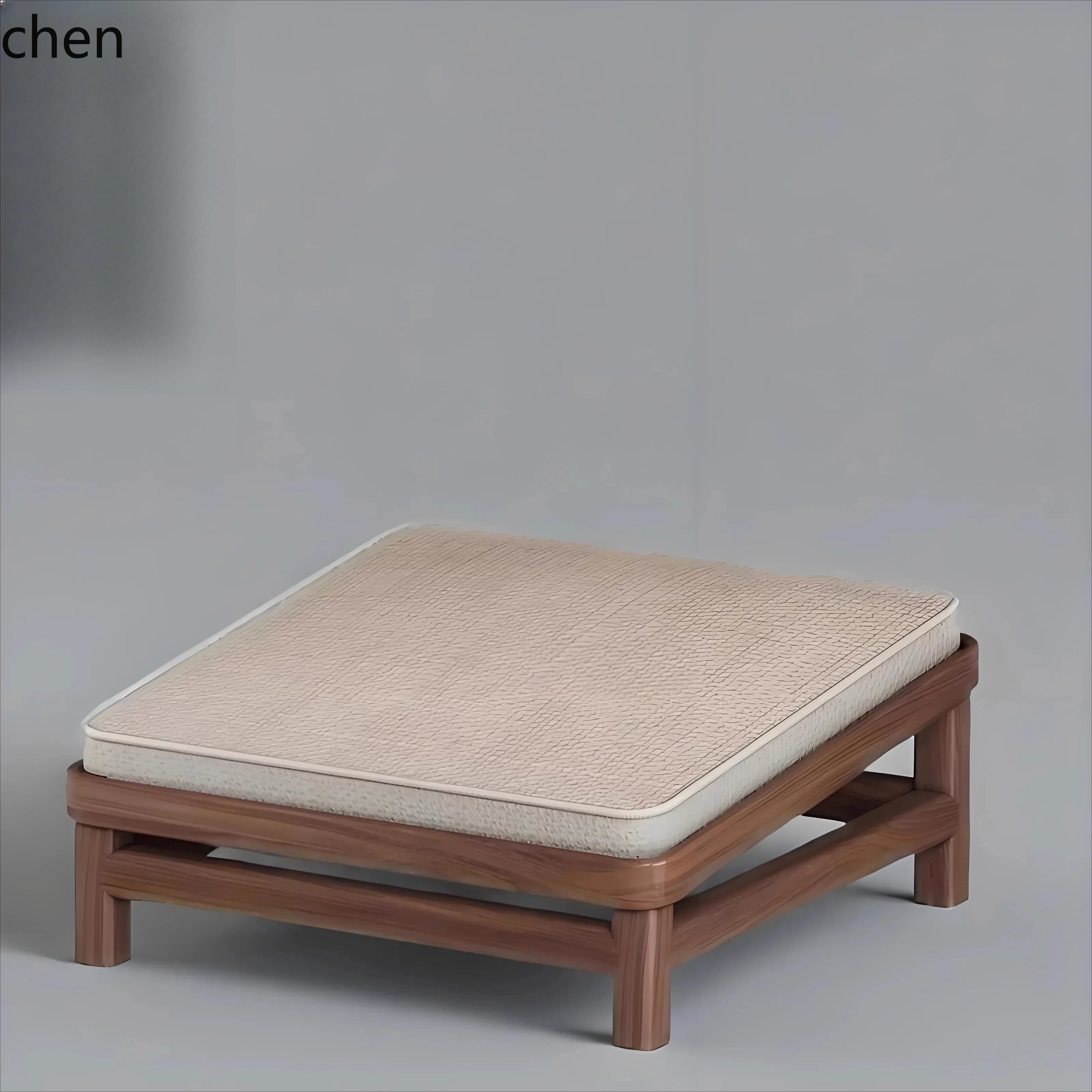 YFY black walnut solid wood prayer stool - home meditation cushion, thickened zafu, zazen cushion, kneeling stool