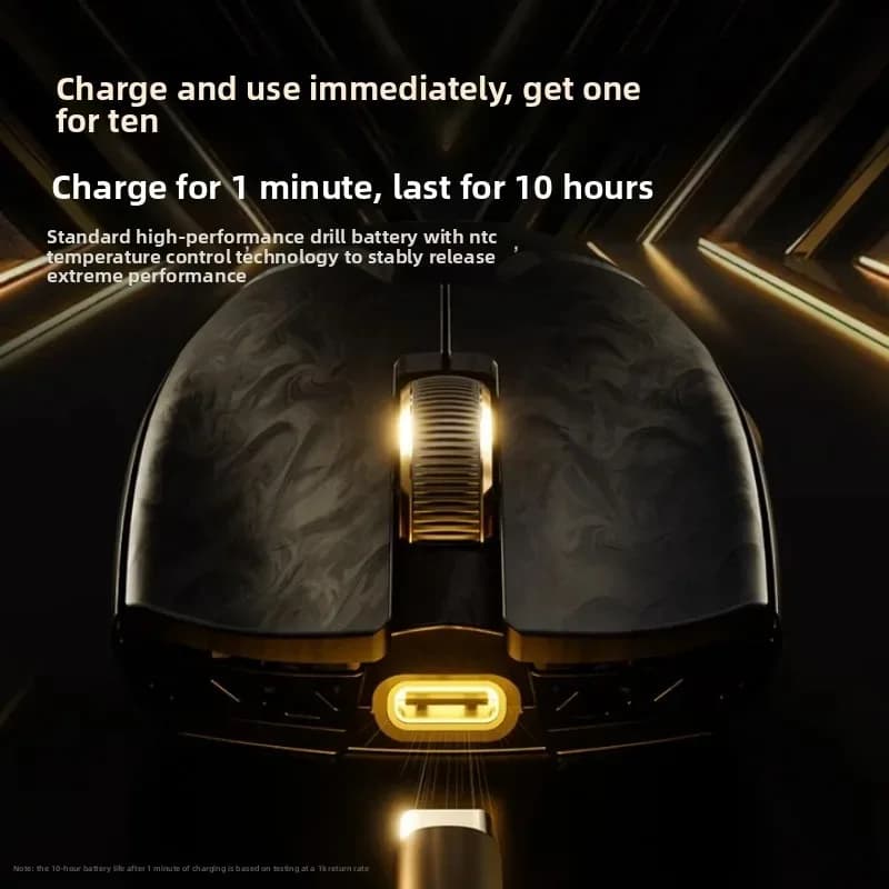 Mouse da Gaming Wireless EWEADN Z7 con Sensore PAW3950, Doppia Frequenza di Aggiornamento 8K, Batteria a Lunga Durata Nordic 54L15, Accessori per Laptop da Gaming ​
