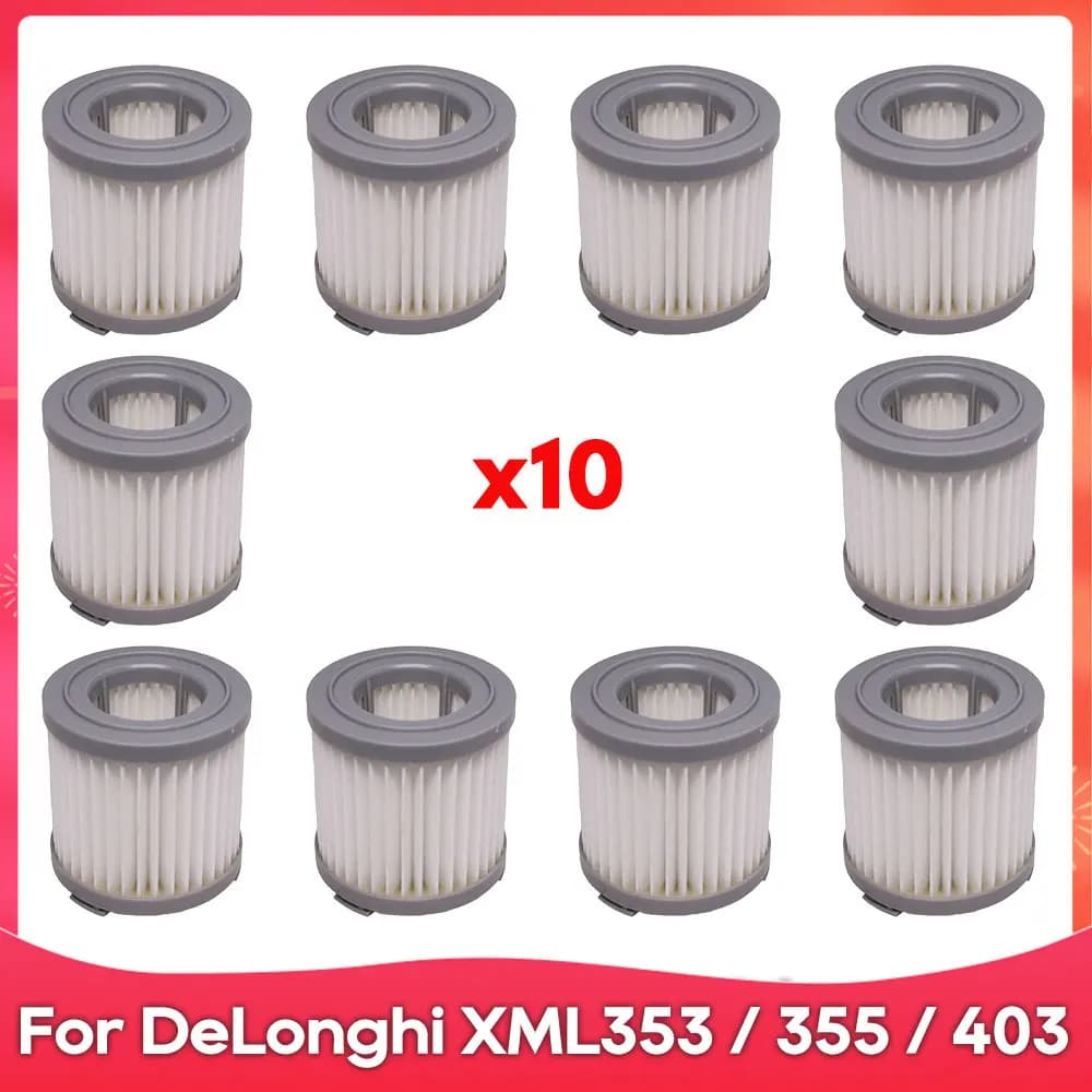 Misura Per DeLonghi Colombina Evo XLM353 / 355 / 403 / 405 / 407 / 408 / 409 Aspirapolvere Filtro Hepa Accessori Pezzo di Ricambio