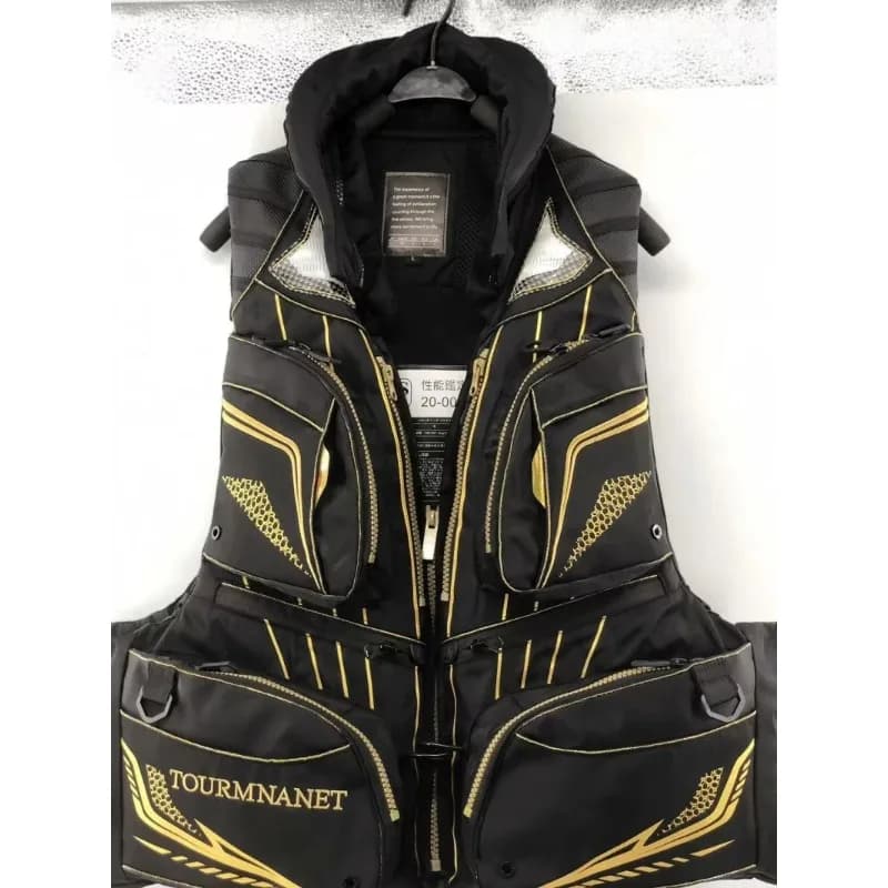 Gilet salvavita TOURNAMENT multifunzionale per la pesca all'aperto Tuta di galleggiamento professionale Gilet da pesca portatili impermeabili