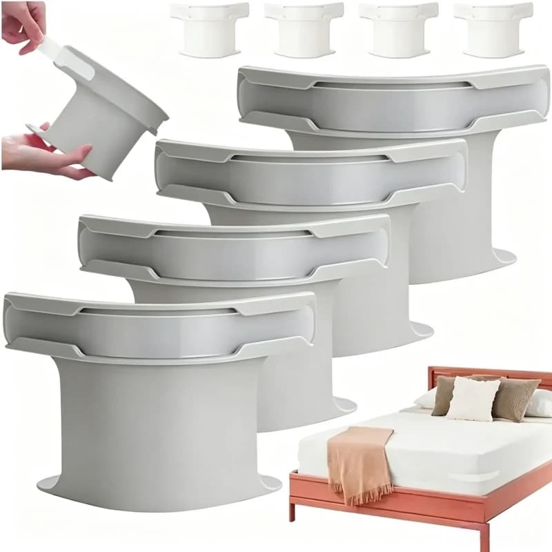 4Pcs Large Bed Sheet Holder Strips Heavy Duty Bedsheet Corner Tightener Clips Mattress Straps with Strong Grip for All Bed Sizes