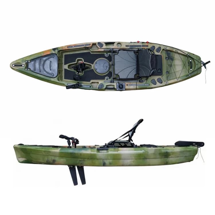 Pagaia kayak con pedale bussola da 11,6 piedi