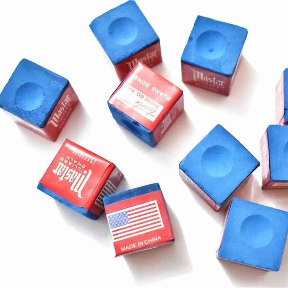 12 Pezzi Gessetti per Stecca da Biliardo Semplici e Oleosi, Antiscivolo, Resistenti all'Usura, Accessori per Ping Pong, Portatili e Durevoli, per Biliardo Americano a Nove Palle
