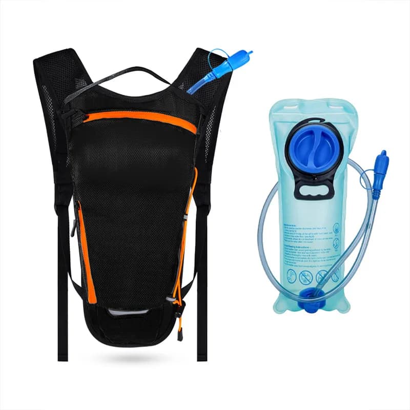 Bike Water Bag Backpack For Hydrating Running Bag For Riding Bicycle Container For Water Bag 2 Liter Reflective Backpack