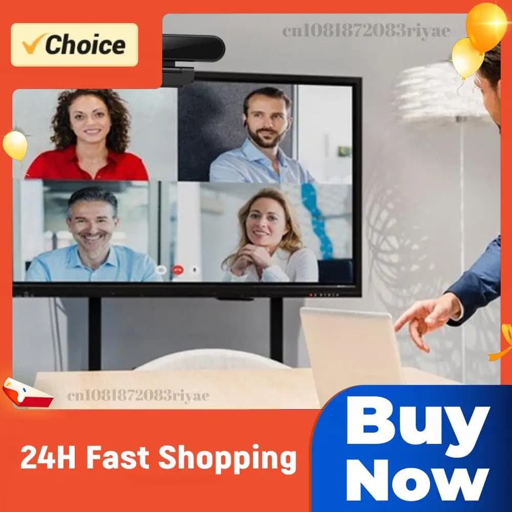 Webcam with facial recognition 1MP 720P/2MP 1080P for Windows 10/11 USB webcam for computer with built-in microphone for laptop