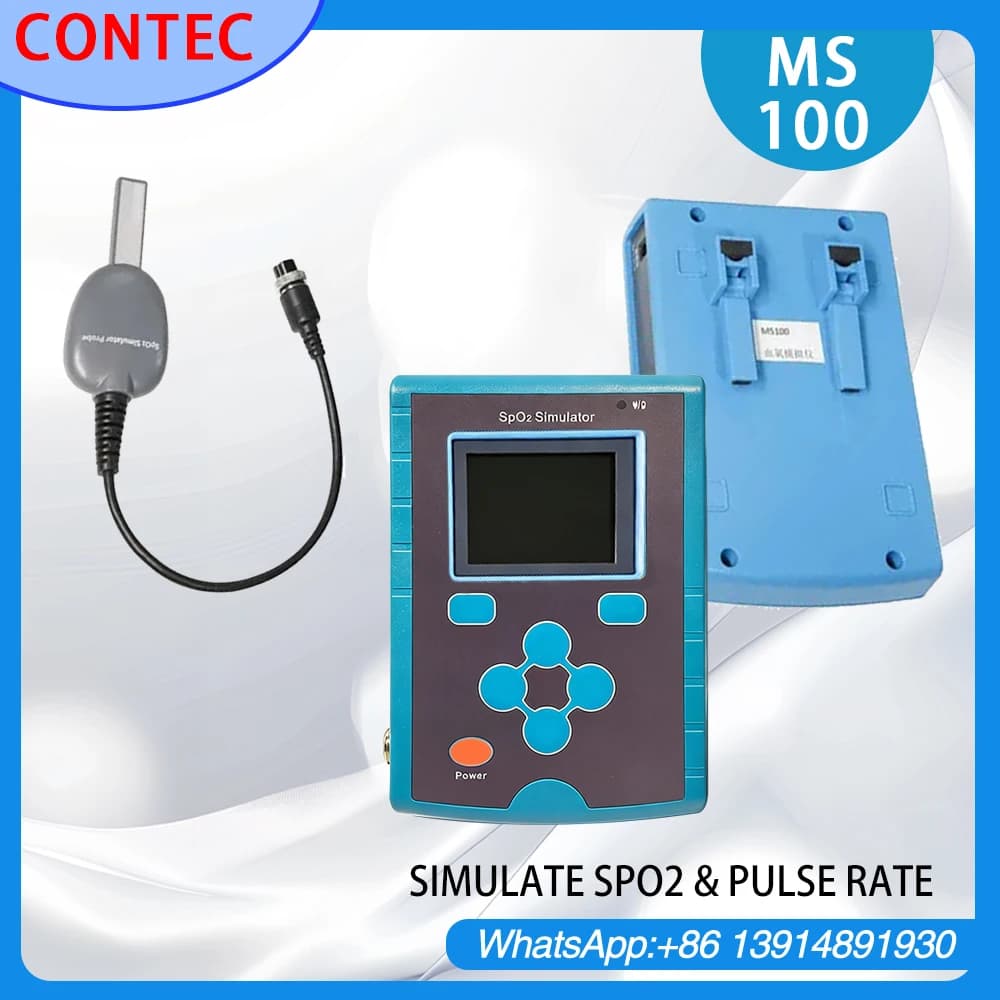 Parameter Correction Simulation CONTEC MS100 SpO2 Pulse Simulator Portable Oximeter Inspection and Calibration pet animal