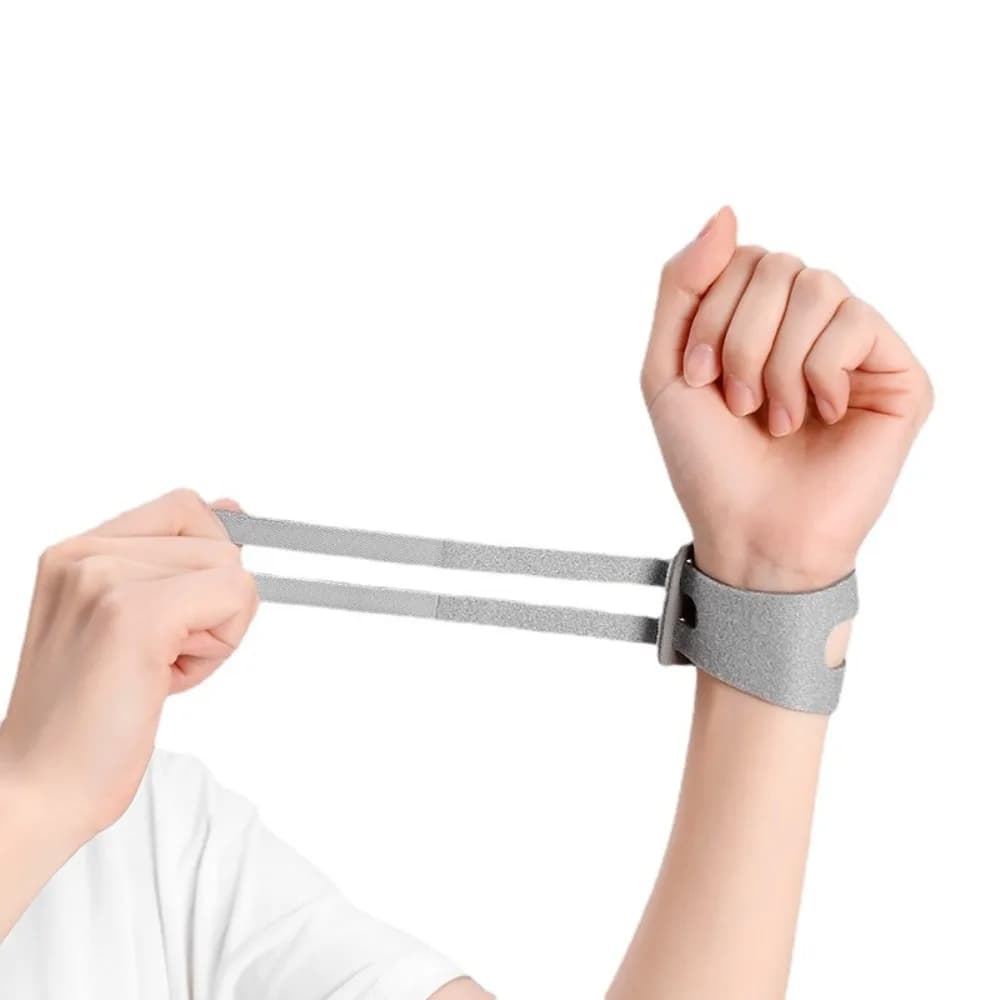Fascia da Polso Sportiva Sottile Protettiva Anti-Disarticolazione, Supporto per Lesioni TFCC, Fascia da Polso Regolabile per Yoga e Sport