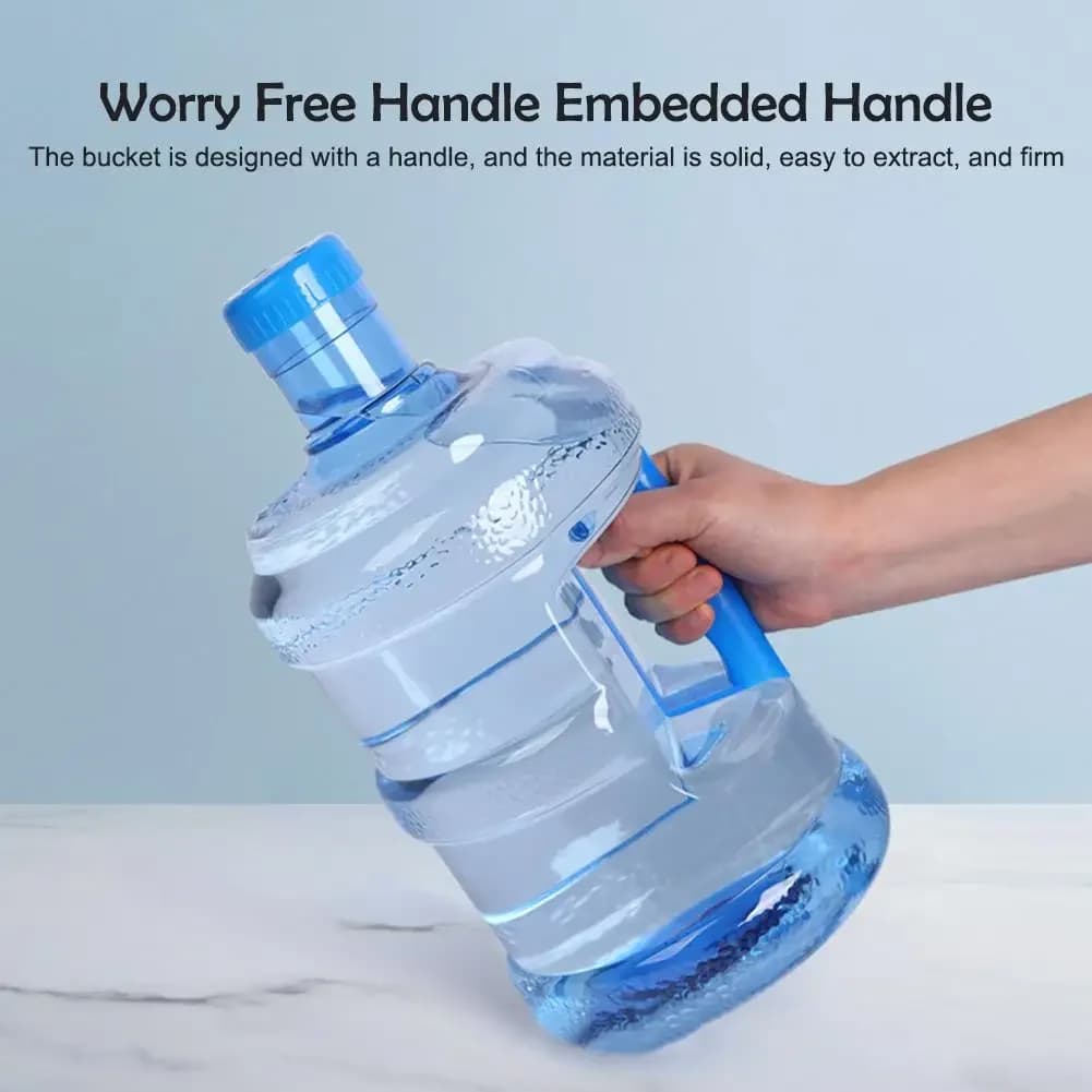5L 7.5L Bottiglia di acqua in PET addensata Brocca Riutilizzabile Contenitore di acqua minerale portatile Secchio di stoccaggio per auto all'aperto Dispenser per uso alimentare