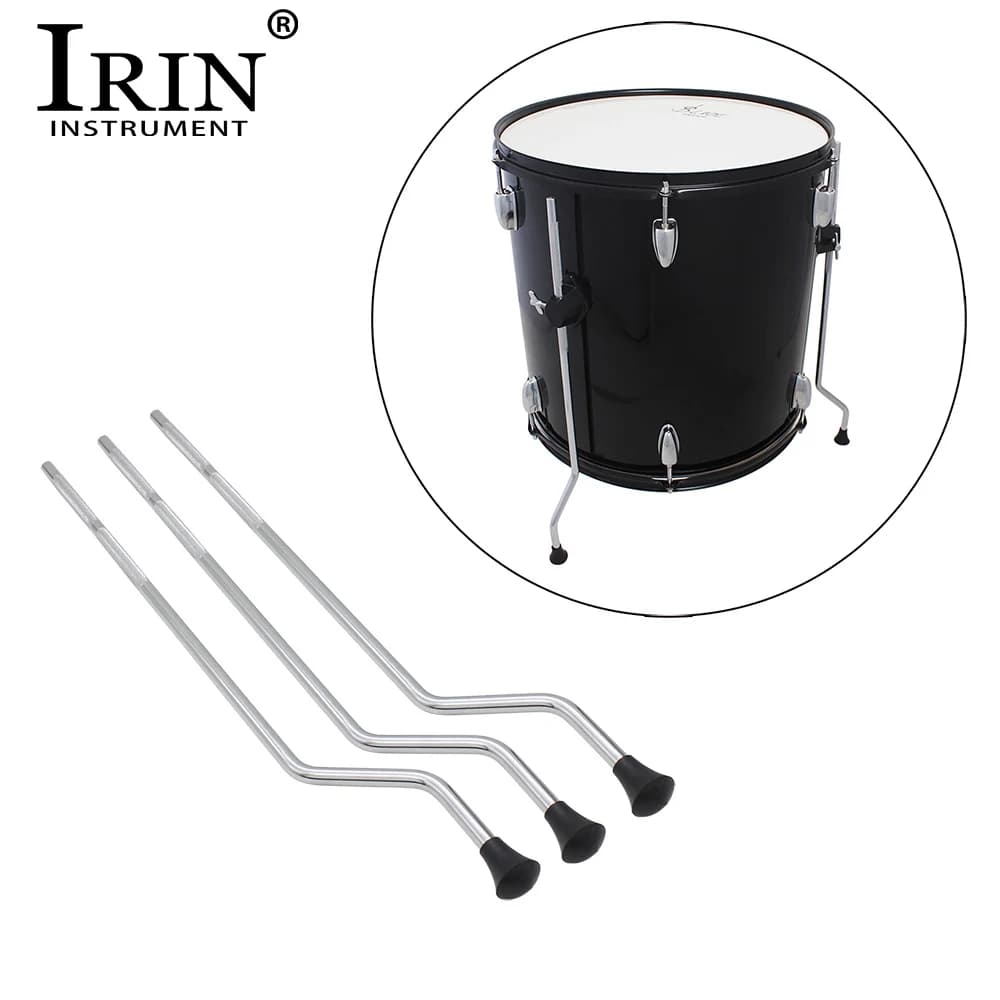 IRIN 3 Pz/set Pavimento Tom Gambe Treppiede Tamburo Piede Grancassa Kit Gamba Accessori Per Strumenti A Percussione Parti Hardware di Alta Qualità
