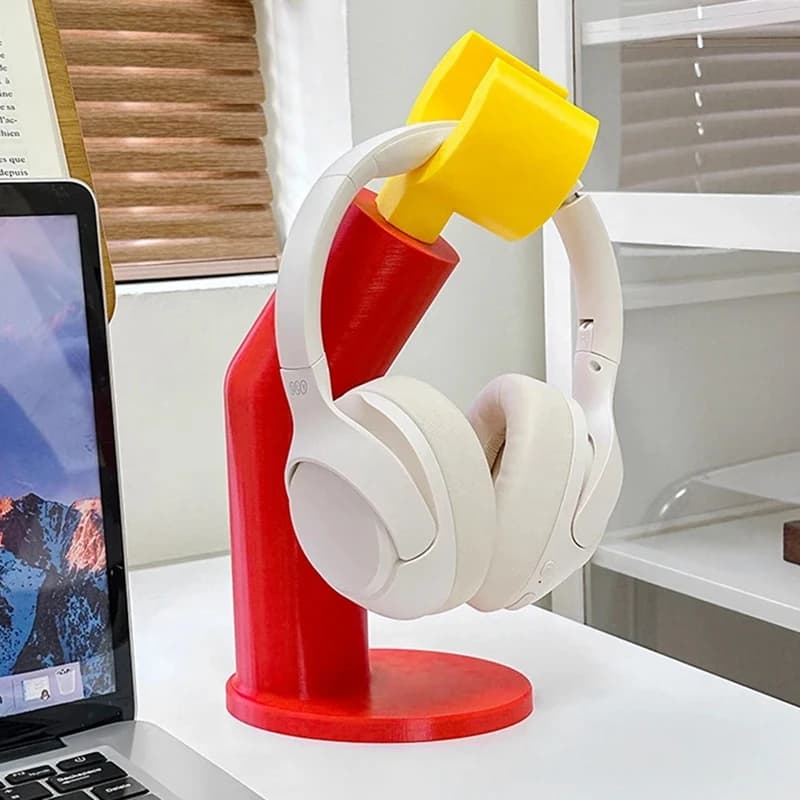 Supporto per Cuffie a Forma di Figurina, Gancio per Cuffie da Computer