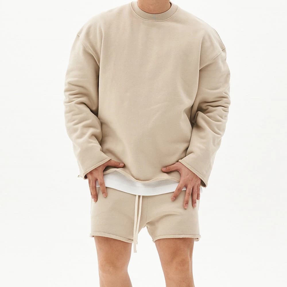 Tute sportive da allenamento da uomo kit Fitness da palestra abbigliamento sportivo felpa con cappuccio Pullover pantaloncini con cappuccio set da Jogging tute da corsa in cotone
