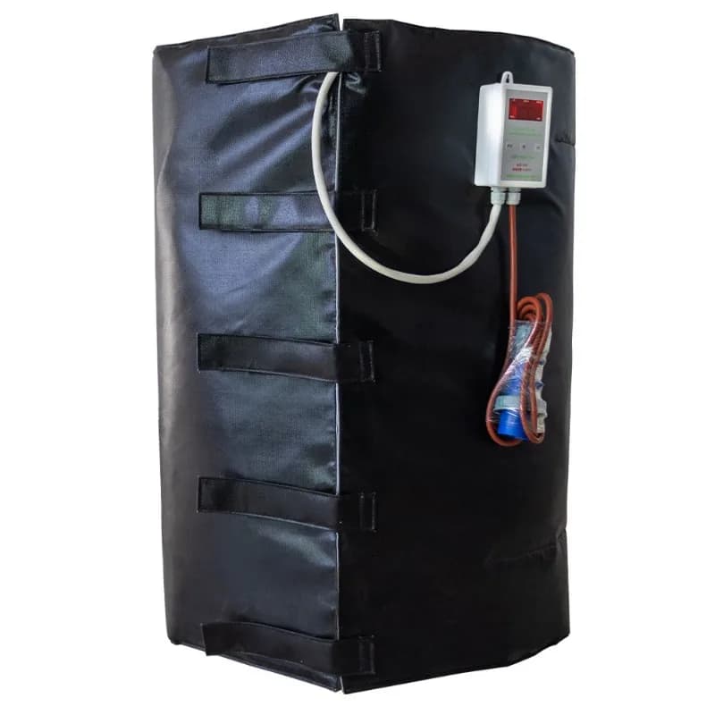 200L raw material iron drum heating tape, automatic temperature-controlled round drum heating blanket