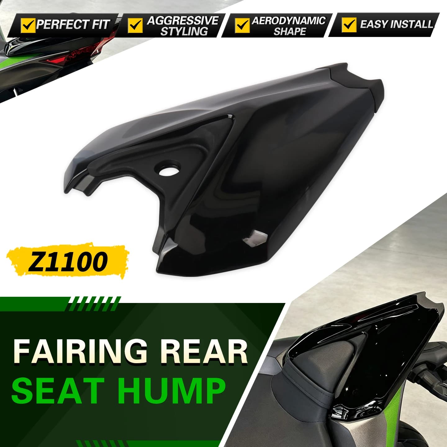 For Z1100 Z 1100 Z026 2027 Motorcycle Accessories Rear Seat Cover Tail Section Fairing Pillion Cowl Passenger Seat Hump
