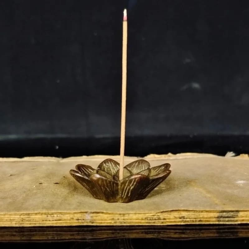 Lotus Stand Tray Holder Incense Stick Sandalwood Burner Home Indoor Ornament