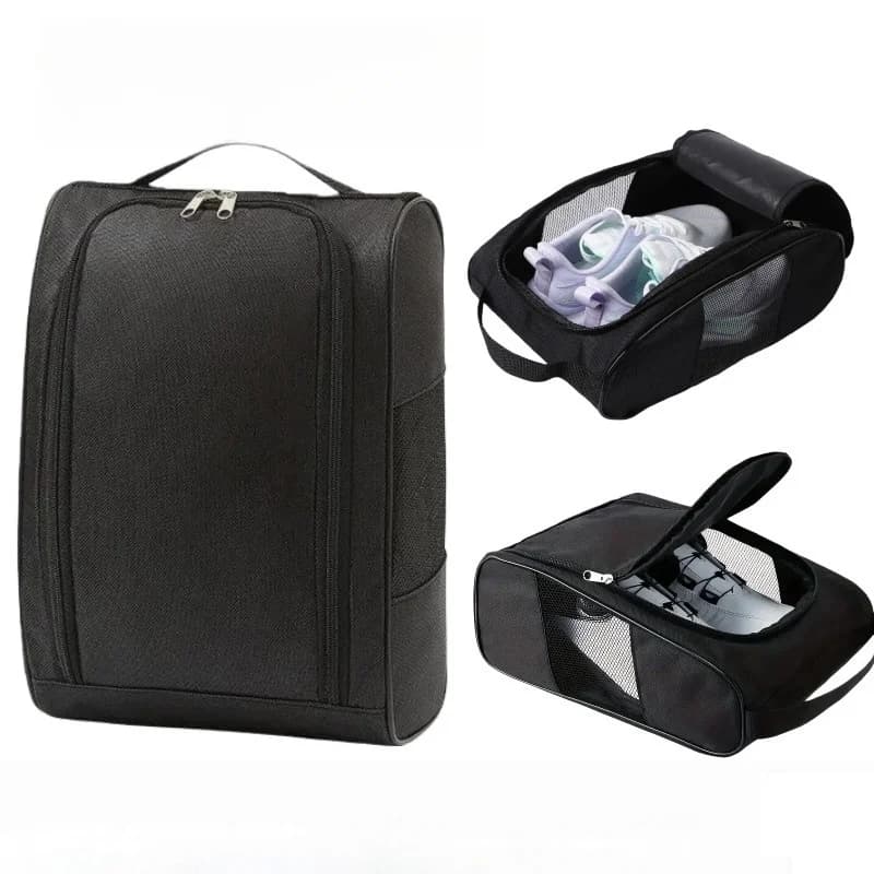 New Portable Golf Shoe Bag Oxford Cloth Shoe Carrier Bags Breathable Lightweight Golf Handbag Dustproof Football Tennis Shoe Bag