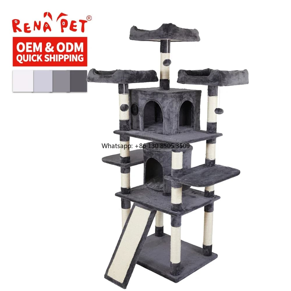 Manufacturer Wholesale Large Tower Condo Cat Tree Scratcher