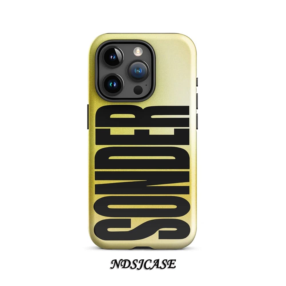Sonder Phone Case for iPhone 17 16 15 14 13 12 11 X XS XR XSMAX 7 8 Air Pro Max Plus Luxury Double-layer Back Cover