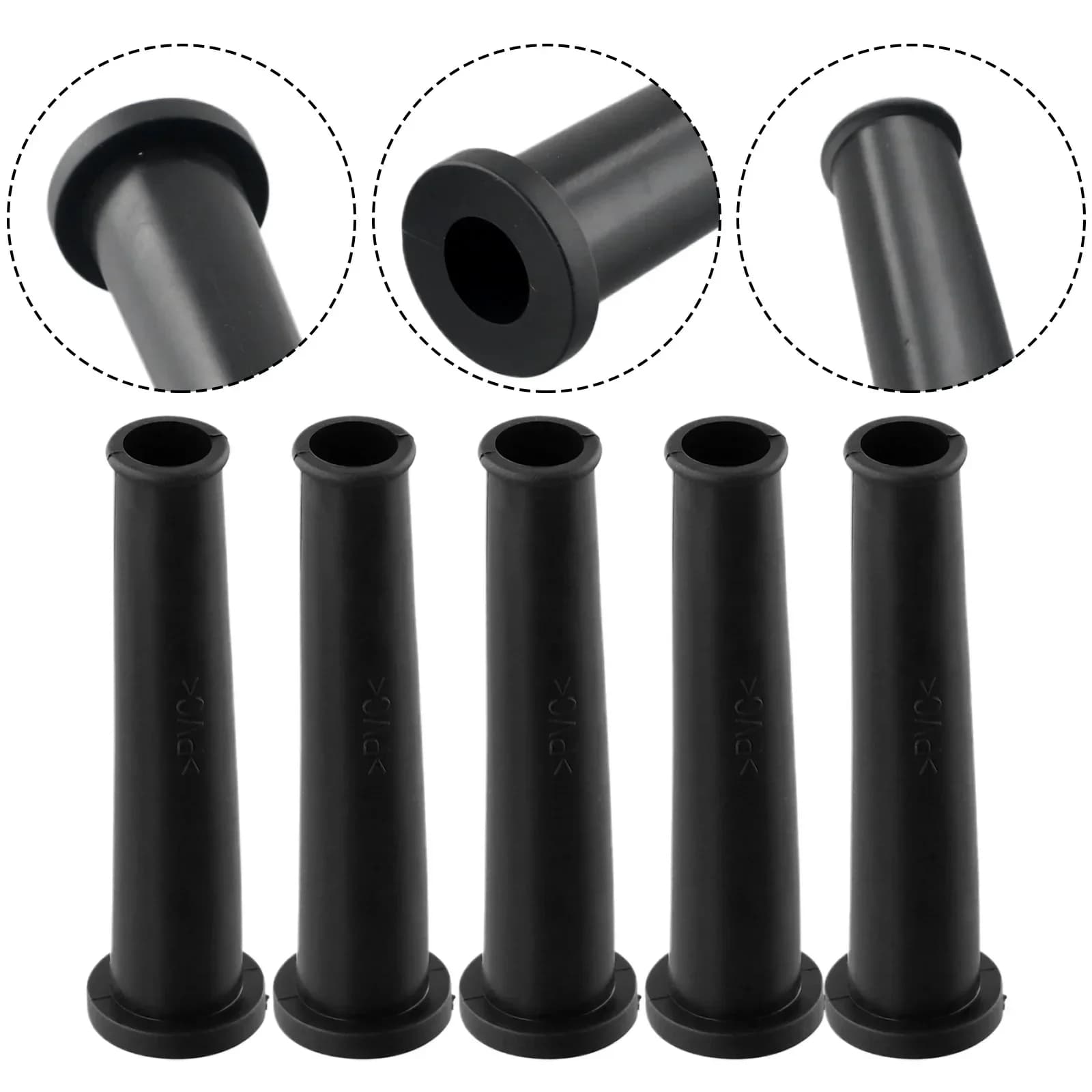 5/10Pcs 9/10/12mm Rubber Wire Protectors Cable Sleeve Boot Cover For Angle Grinder Wire Connect Protections Electric Drill Cable