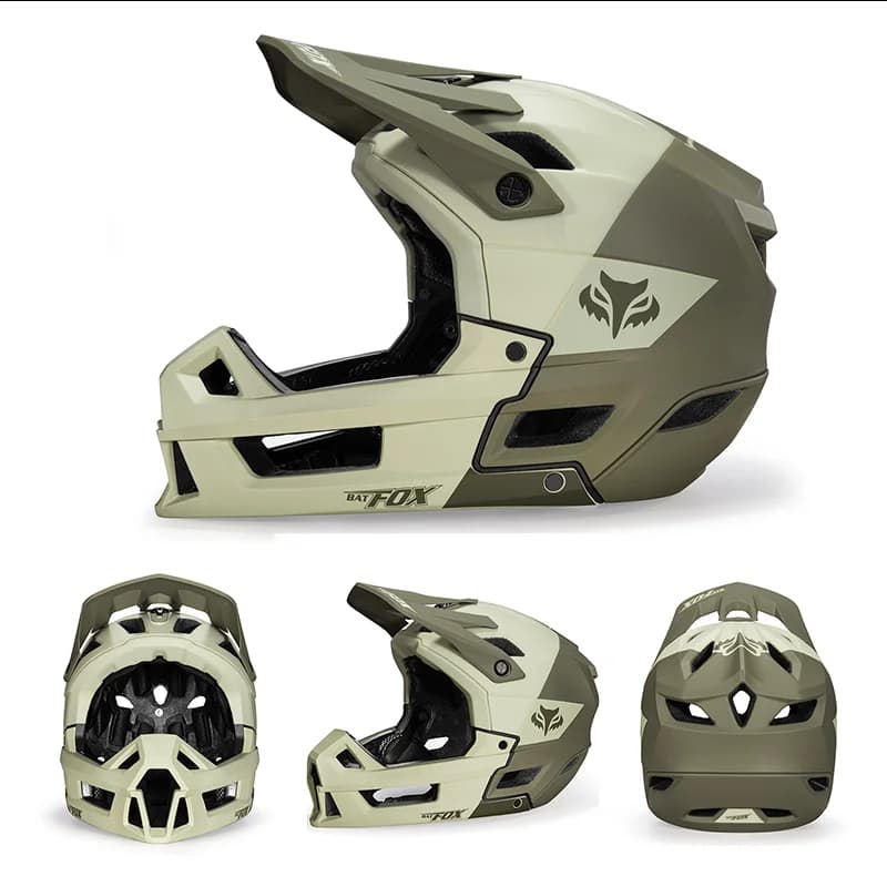 BATFOX enduro helmet integral downhill BMX helmet ultralight ventilated safety certificate for men woman bike helmet mtb