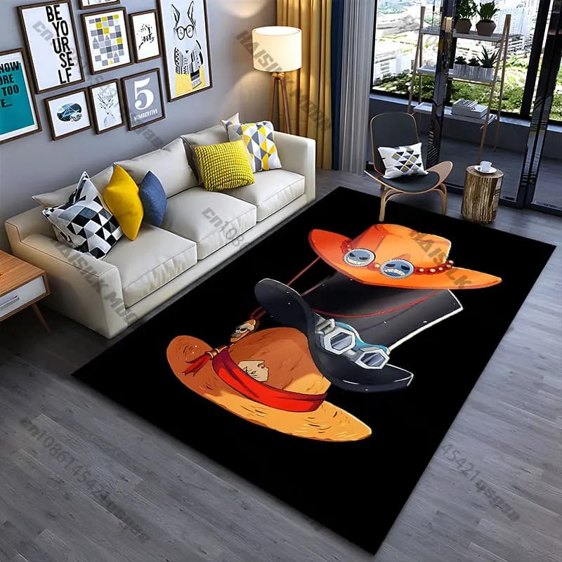 Stacked hats with unique designs carpet Yoga living room room decor children's crawling mat doormat area rug games mat