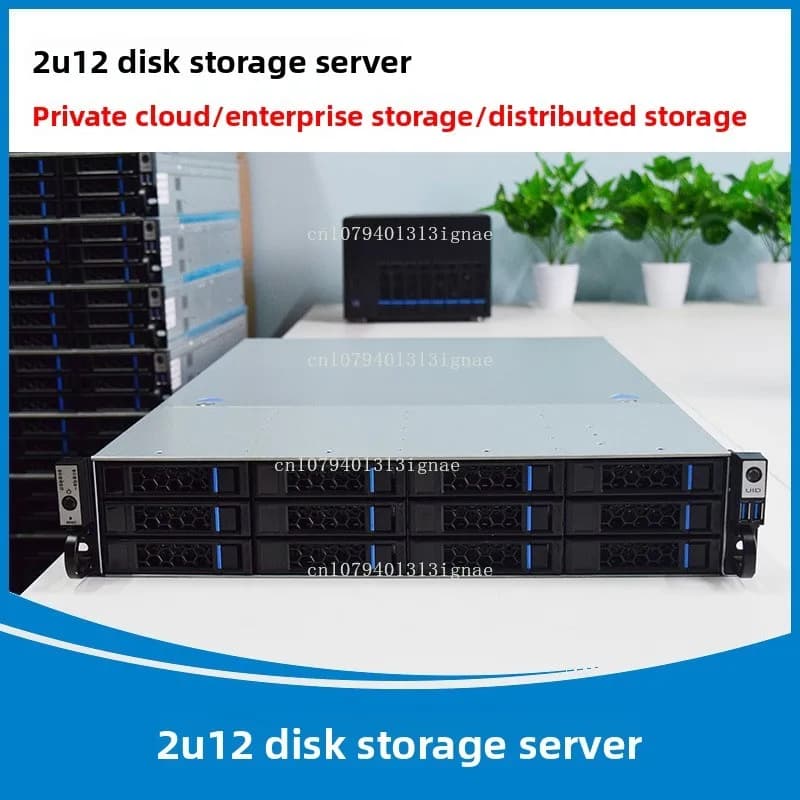 Server di archiviazione aziendale 2U a 12 alloggiamenti: chassis dual-ode Supermicro X10 per cloud privati e NAS distribuiti (SAS3/SATA3) hot-swap